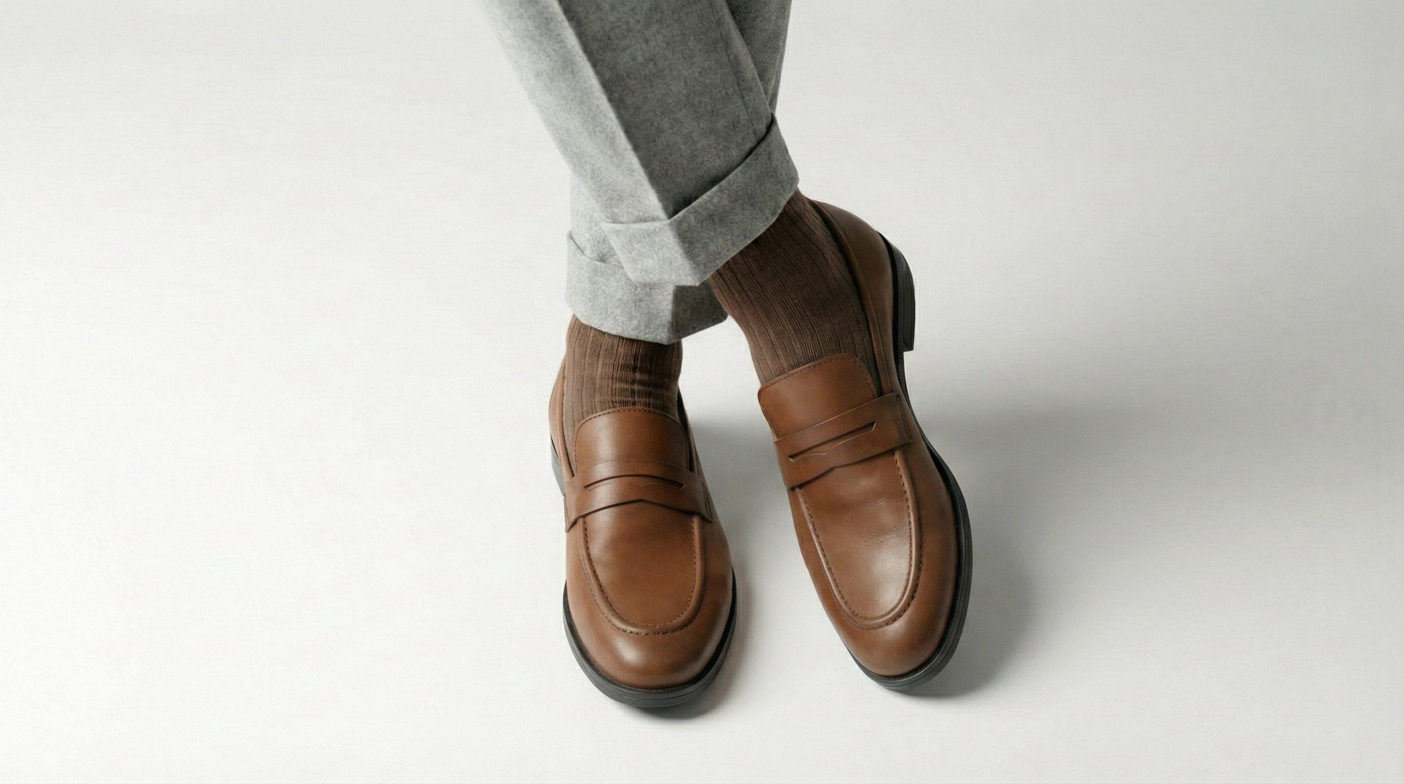 Tan Penny Loafer