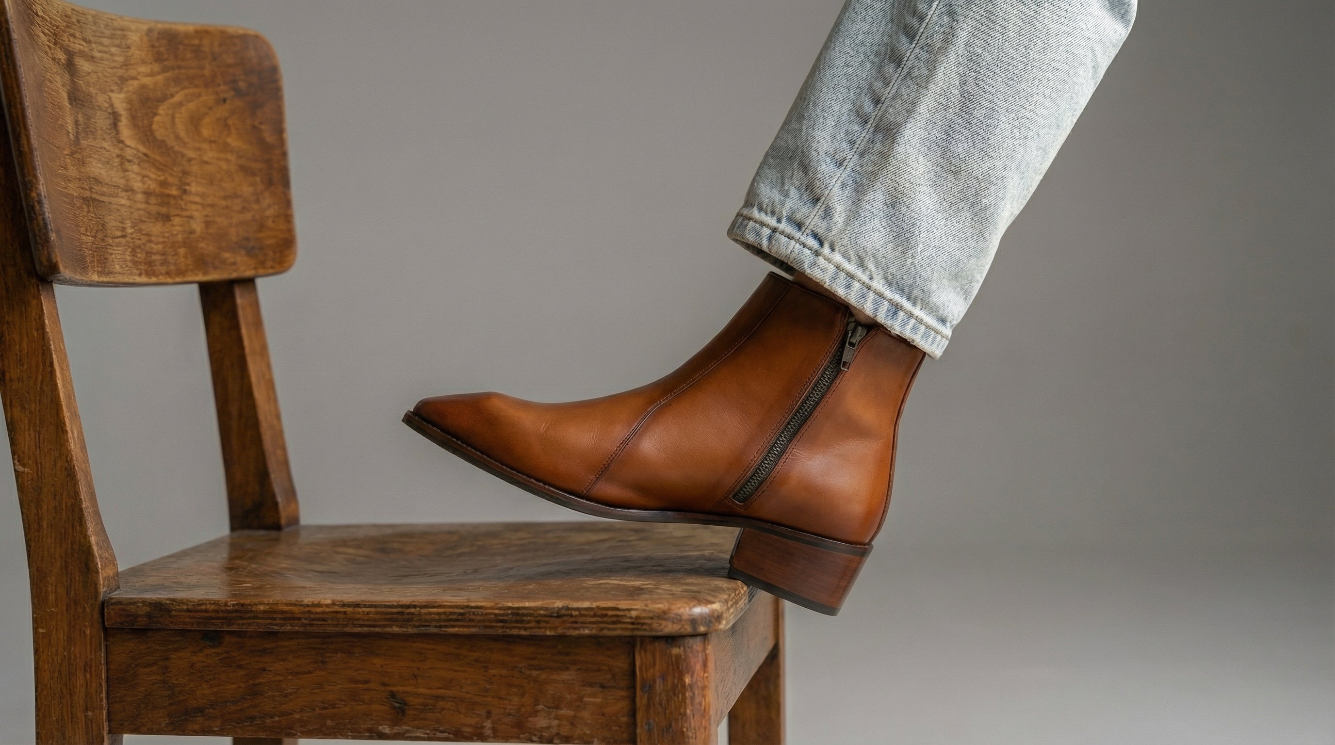 Tan Leather Chelsea boot