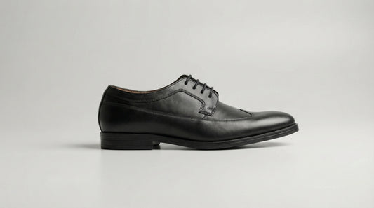 Black Leather Derby