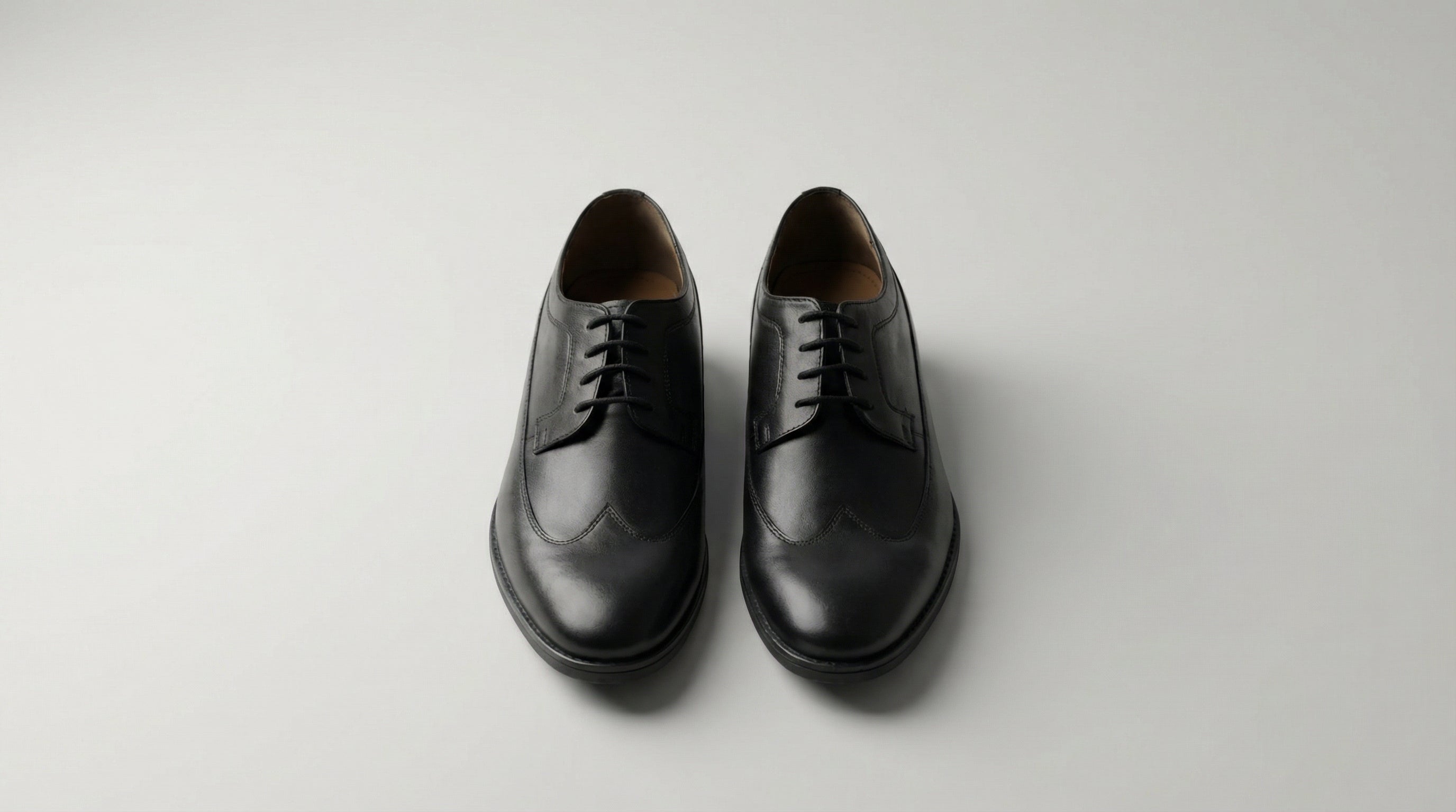 Black Leather Derby