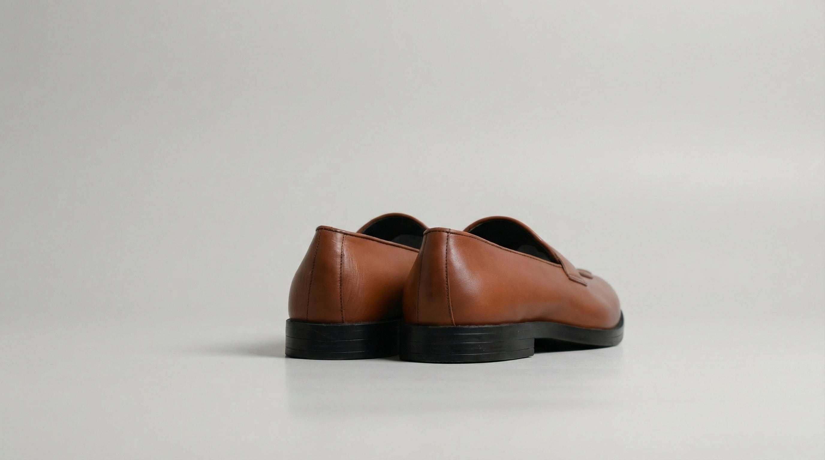 Bicolor Penny Loafer- Tan